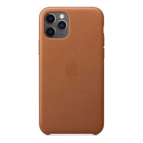 Чехол Apple для iPhone 11 Pro Leather Case - Saddle Brown в Связной