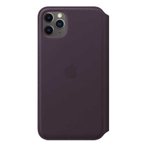 Чехол Apple для iPhone 11 Pro Max Leather Folio - Aubergine в Связной