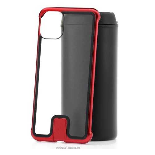 Чехол Apple iPhone 11 Pro Max Kruche Push-pull Frameless Red в Связной