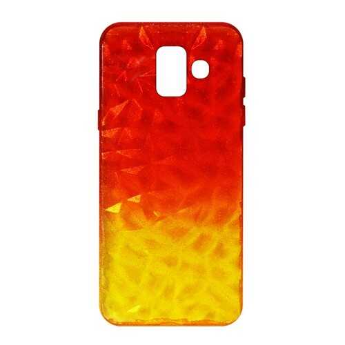 Чехол Crystal Krutoff для Samsung Galaxy A6 (SM-A600) Yellow/Red в Связной