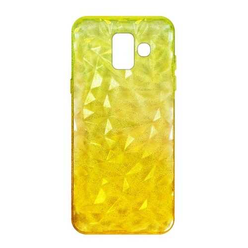 Чехол Crystal Krutoff для Samsung Galaxy A6 (SM-A600) Yellow в Связной