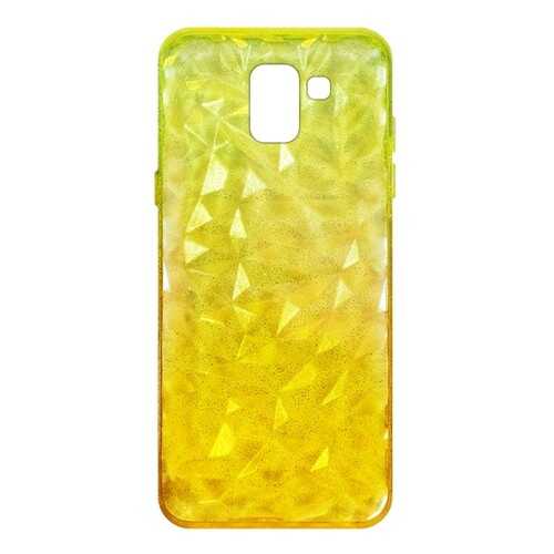 Чехол Crystal Krutoff для Samsung Galaxy J6 2018 (SM-J600) Yellow в Связной