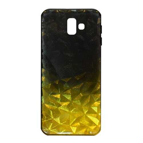 Чехол Crystal Krutoff для Samsung Galaxy J6+ (SM-J610) Yellow/Black в Связной