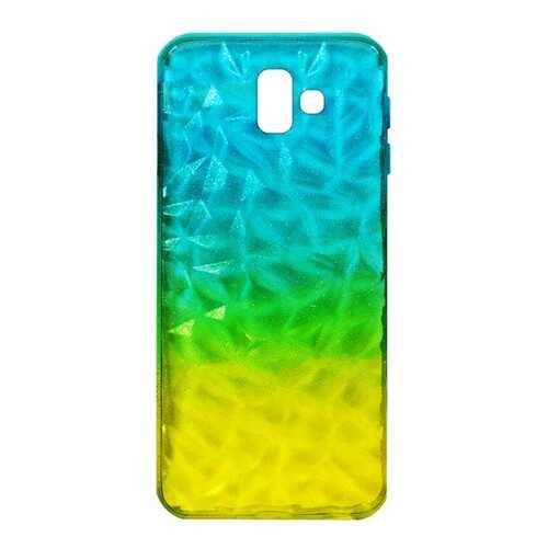 Чехол Crystal Krutoff для Samsung Galaxy J6+ (SM-J610) Yellow/Blue в Связной