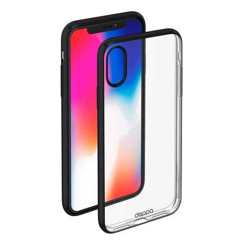 Чехол Deppa Gel Plus Case матовый для Apple iPhone X Black в Связной