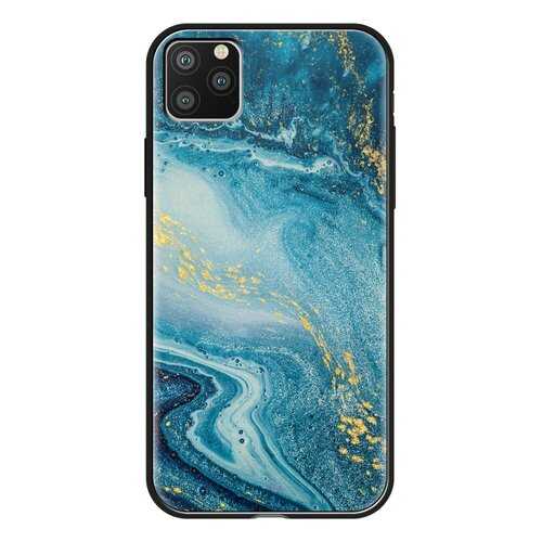 Чехол Deppa Glass Case для Apple iPhone 11 Pro Max Blue Agate в Связной