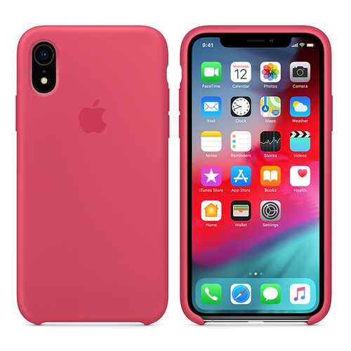 Чехол для Apple iPhone XR Silicone Case Hibiscus цвет Гибискус (MWB1DFE/A) в Связной