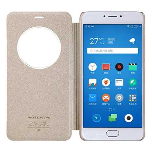 Чехол для смартфона Nillkin Sparkle Leather Case для Meizu M3 Note Gold в Связной