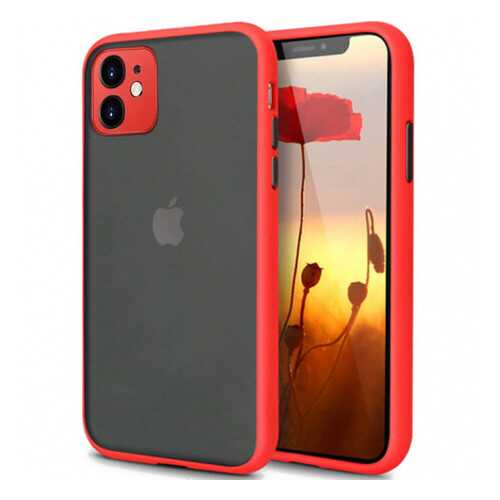 Чехол Epik для iPhone 11 с защитой камеры Red в Связной