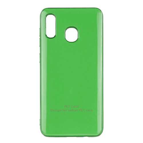 Чехол GLOSSY LOGO для Samsung Galaxy A20 / A30 Green в Связной