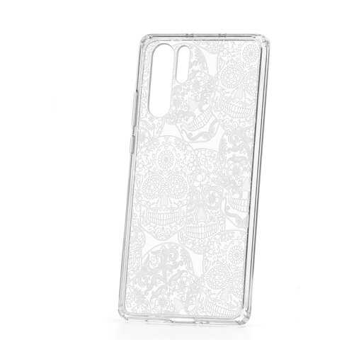 Чехол Huawei P30 Pro Kruche Print Skull White в Связной