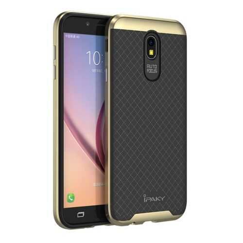 Чехол iPaky +PC для Samsung J730 Galaxy J7 (2017) Black/Gold в Связной