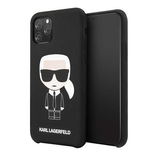 Чехол Karl Lagerfeld Liquid Iconic (KLHCN61SLFKBK) для iPhone 11 (Black) в Связной