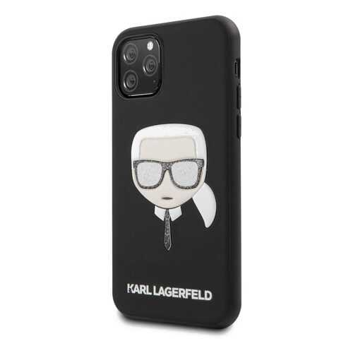 Чехол Karl Lagerfeld PU Leather Iconik (KLHCN58GLBK) для iPhone 11 Pro (Glitter Black) в Связной