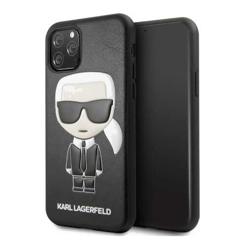 Чехол Karl Lagerfeld PU Leather Iconik (KLHCN58IKPUBK) для iPhone 11 Pro (Black) в Связной