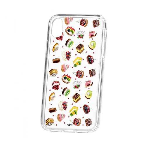 Чехол Kruche Apple iPhone XR Print Cake в Связной