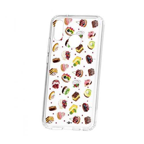 Чехол Kruche Huawei P20 Lite Print Cake в Связной