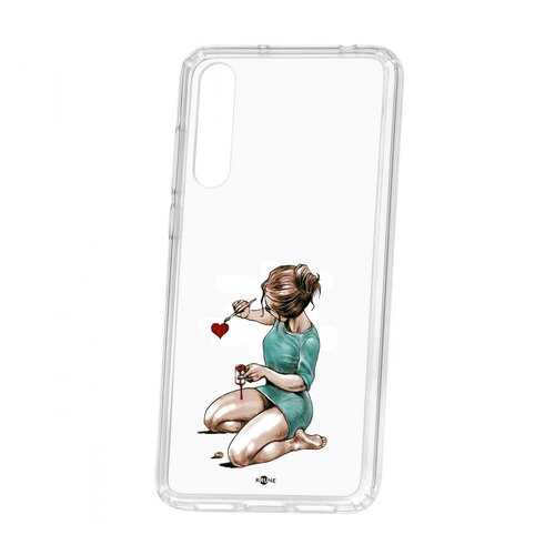 Чехол Kruche Huawei P20 Pro (Plus) Print Рисуя любовь в Связной