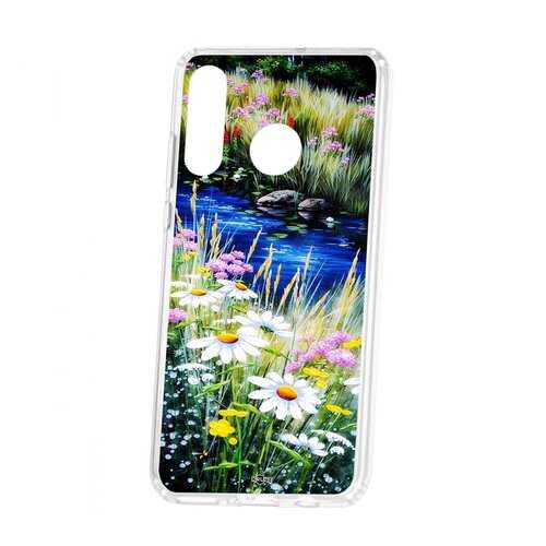 Чехол Kruche Huawei P30 Lite Print Ромашки у ручья в Связной