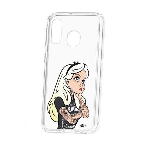 Чехол Kruche Samsung Galaxy A40 2019 Print Tattoo Girl в Связной