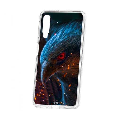 Чехол Kruche Samsung Galaxy A7 (2018) A750 Print Орел в Связной