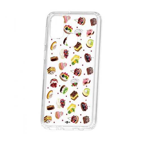 Чехол Kruche Samsung Galaxy M30S Print Cake в Связной