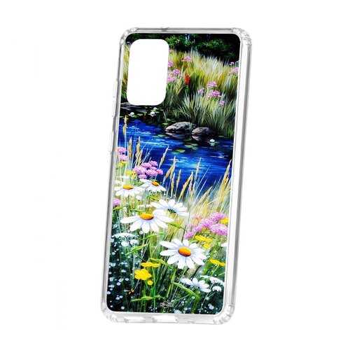 Чехол Kruche Samsung Galaxy S20 Plus Print Ромашки у ручья в Связной