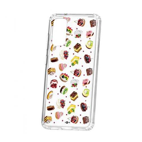 Чехол Kruche Samsung Galaxy S20 Print Cake в Связной