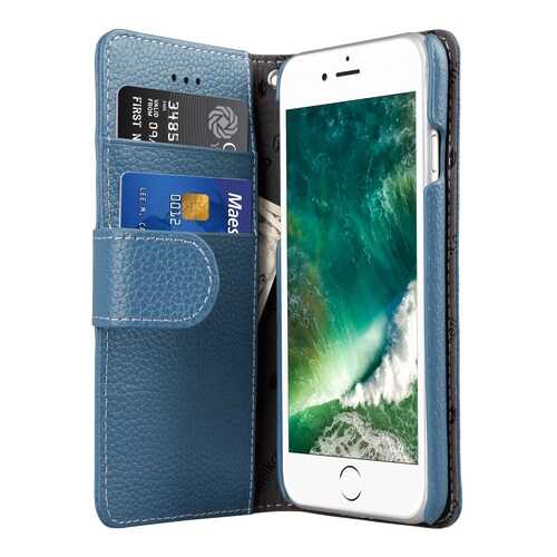 Чехол Melkco для Apple iPhone 7/8 - Wallet Book Type Blue в Связной