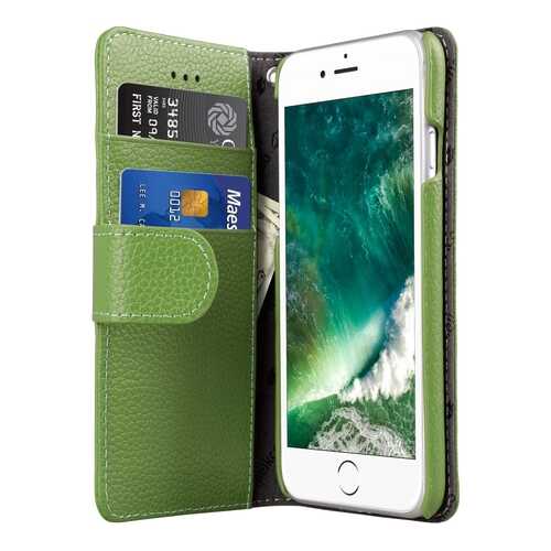 Чехол Melkco для Apple iPhone 7/8 - Wallet Book Type Green в Связной