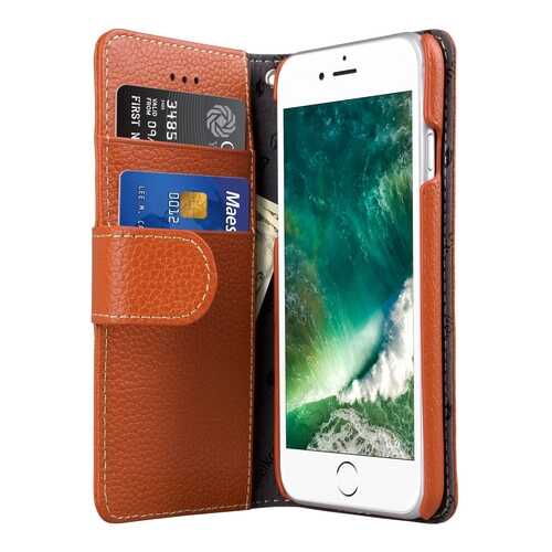 Чехол Melkco для Apple iPhone 7/8 - Wallet Book Type Orange в Связной