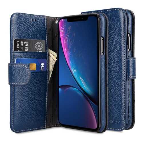 Чехол Melkco для Apple iPhone Xr - Wallet Book Type - Dark Blue в Связной