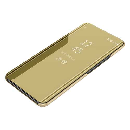 Чехол MyPads для Huawei P10 Plus Clear View Cover Gold в Связной