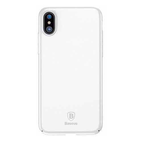 Чехол-накладка Baseus Thin Case (WIAPIPHX-ZB02) для iPhone X (White) в Связной