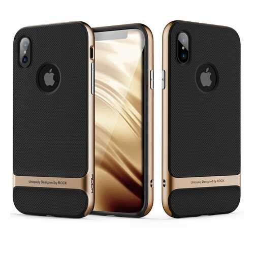 Чехол Rock Royce Series для Apple iPhone X/Xs Gold в Связной