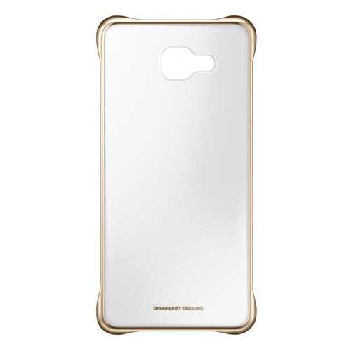 Чехол Samsung Clear Cover для Galaxy A7 2016 Золотой в Связной