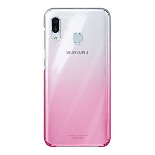 Чехол Samsung для A30 Pink/Transparent в Связной