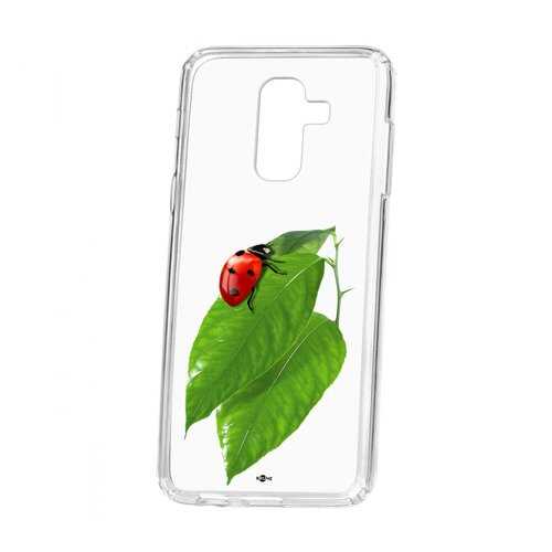 Чехол Samsung Galaxy A6 Plus (2018) A605f Kruche Print Ladybug в Связной