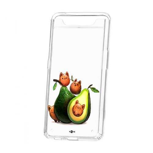 Чехол Samsung Galaxy A80 Kruche Print Авокотики в Связной