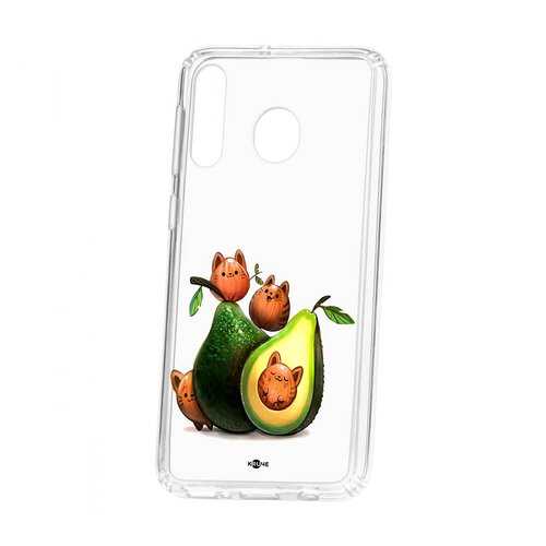 Чехол Samsung Galaxy M30 Kruche Print Авокотики в Связной