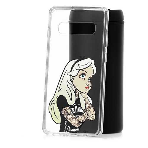 Чехол Samsung Galaxy S10+ Kruche Print Tattoo Girl в Связной