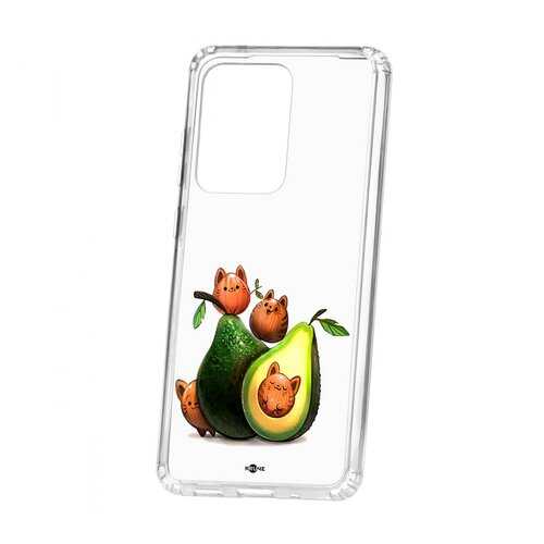 Чехол Samsung Galaxy S20 Ultra Kruche Print Авокотики в Связной