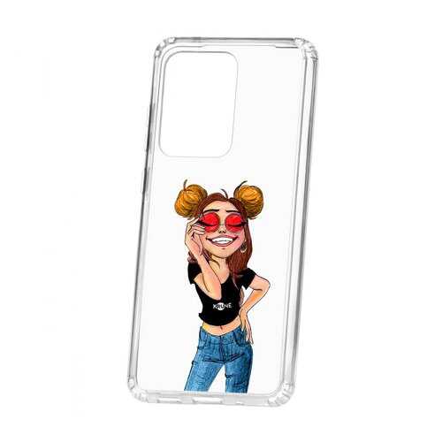 Чехол Samsung Galaxy S20 Ultra Kruche Print Smiling в Связной