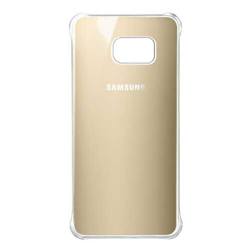 Чехол Samsung Glossy Cover для Samsung Galaxy S6 Edge Plus Золотой в Связной