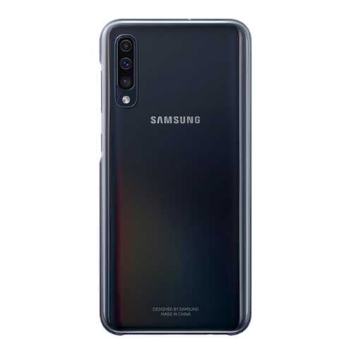 Чехол Samsung Gradation Cover для Galaxy A50 Black в Связной