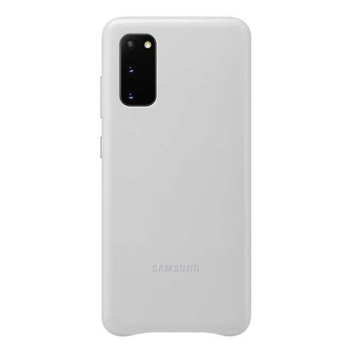 Чехол Samsung Leather Cover X1 для Galaxy S20 Silver в Связной