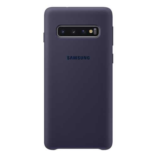 Чехол Samsung Silicone Cover для Galaxy S10 Plus Dark Blue в Связной