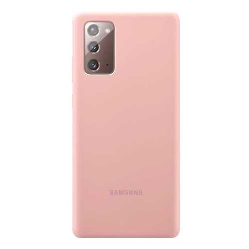 Чехол Samsung Silicone Cover для Samsung Note 20 Bronze в Связной