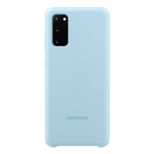 Чехол Samsung Silicone Cover X1 для Galaxy S20 Sky Blue в Связной