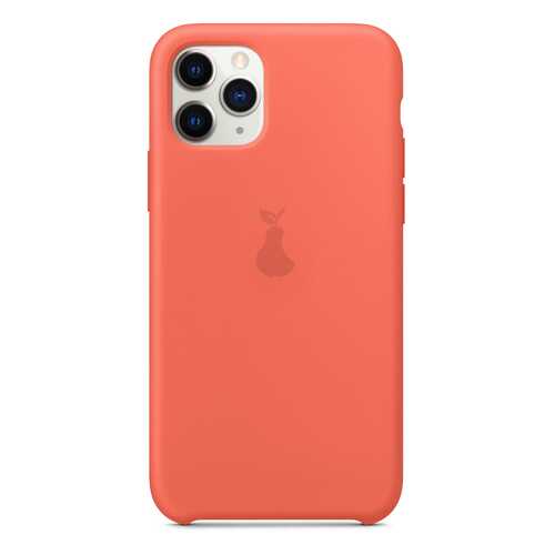 Чехол Silicone Case для iPhone 11 Pro Max Премиум, оранжевый, SCPQIP11PM-08-CLEM в Связной